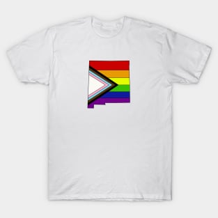 Progress pride flag - New Mexico T-Shirt